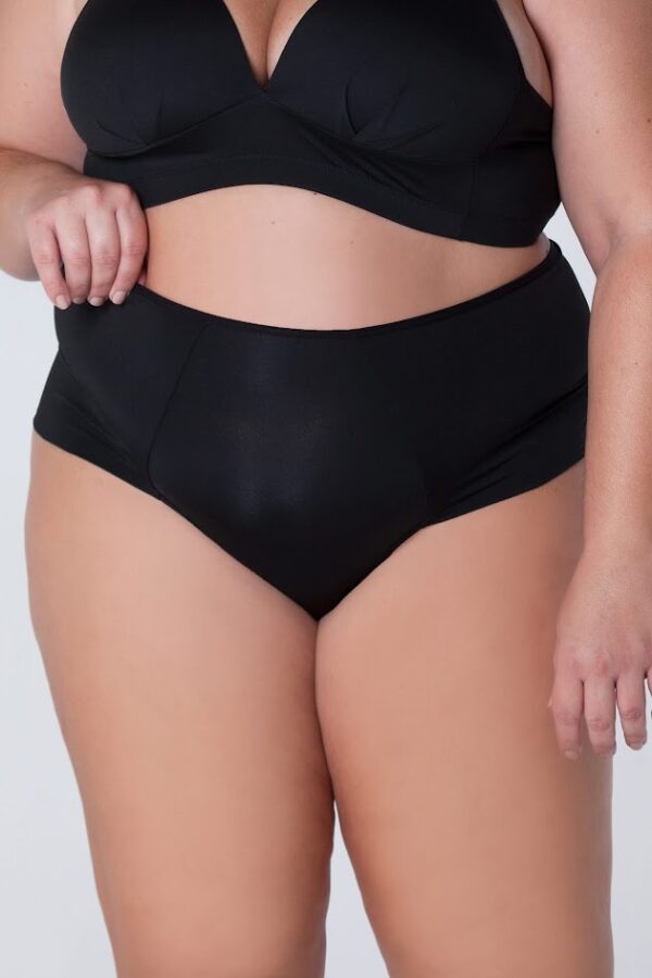 Calcinha Cintura Alta Fio Duplo Plus Size