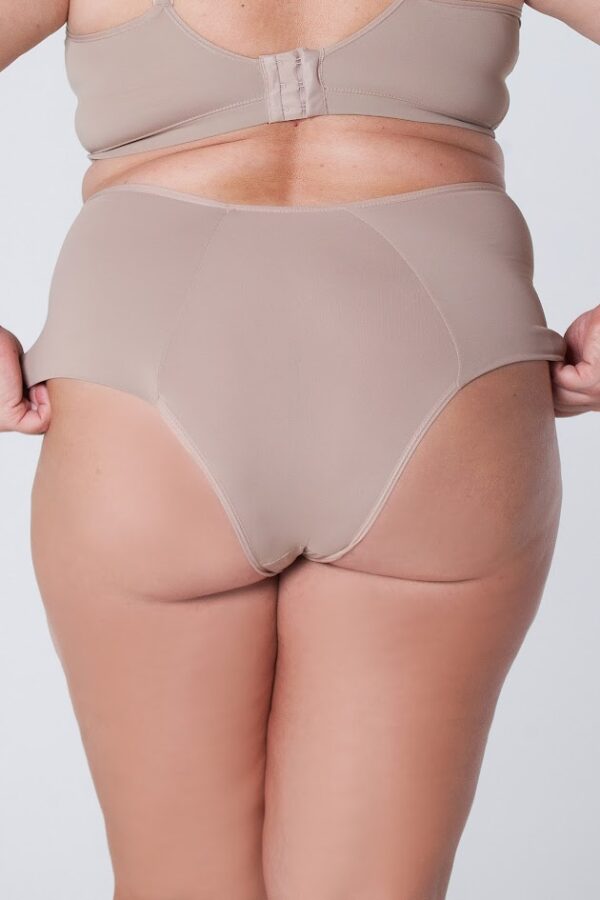Calcinha Cintura Alta Fio Duplo Plus Size - Image 2